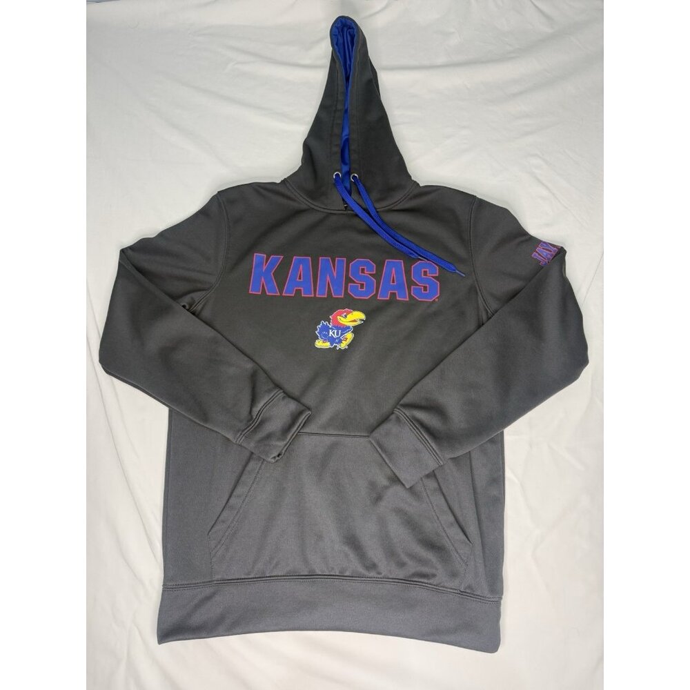 Men’s Colosseum Kansas Jayhawks Hoodie NCAA Basketball SMALL